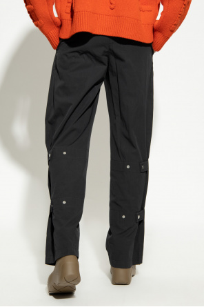 Bottega Veneta taglio trousers with snaps