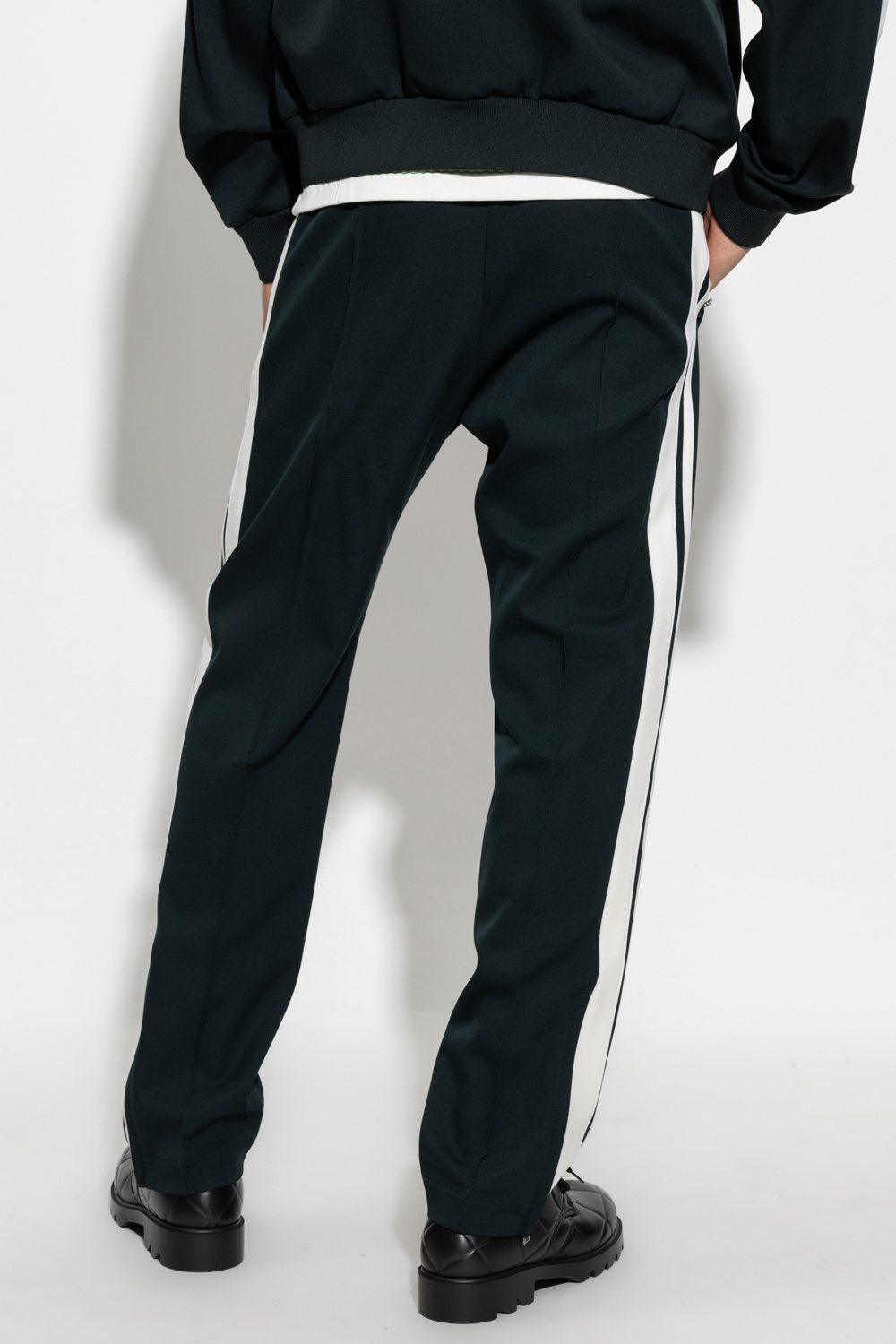 bottega black Veneta Side-stripe sweatpants