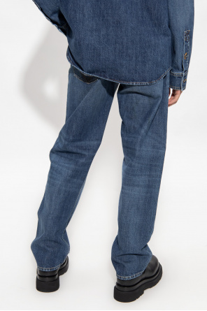 bottega negro Veneta Straight leg jeans