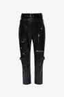 Alexander McQueen BLACK Leather trousers