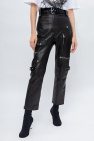 Alexander McQueen BLACK Leather trousers