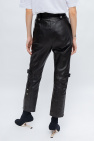 Alexander McQueen BLACK Leather trousers