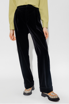 Gucci Velvet VERSACE trousers