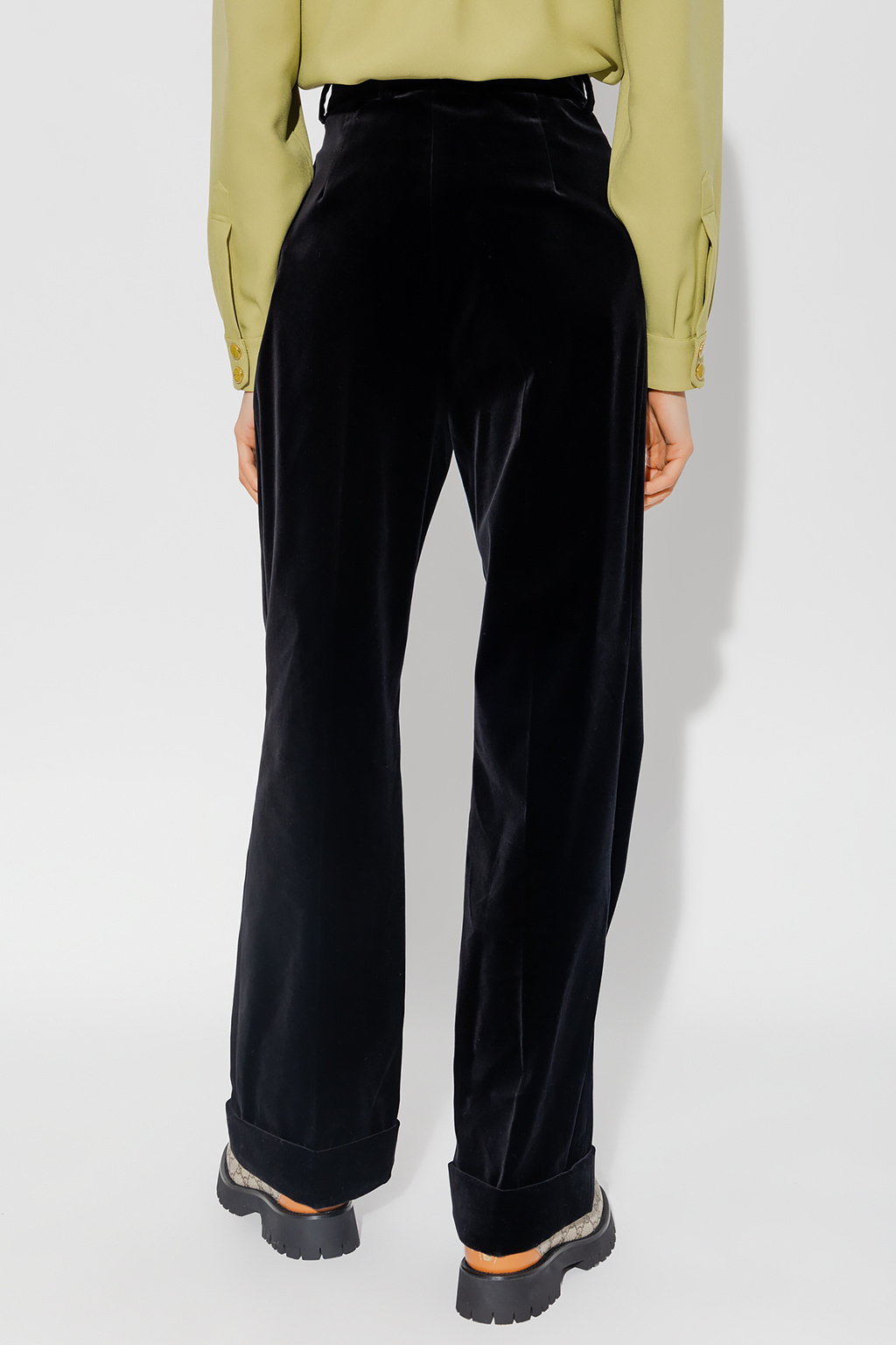 Gucci Velvet gabbana trousers