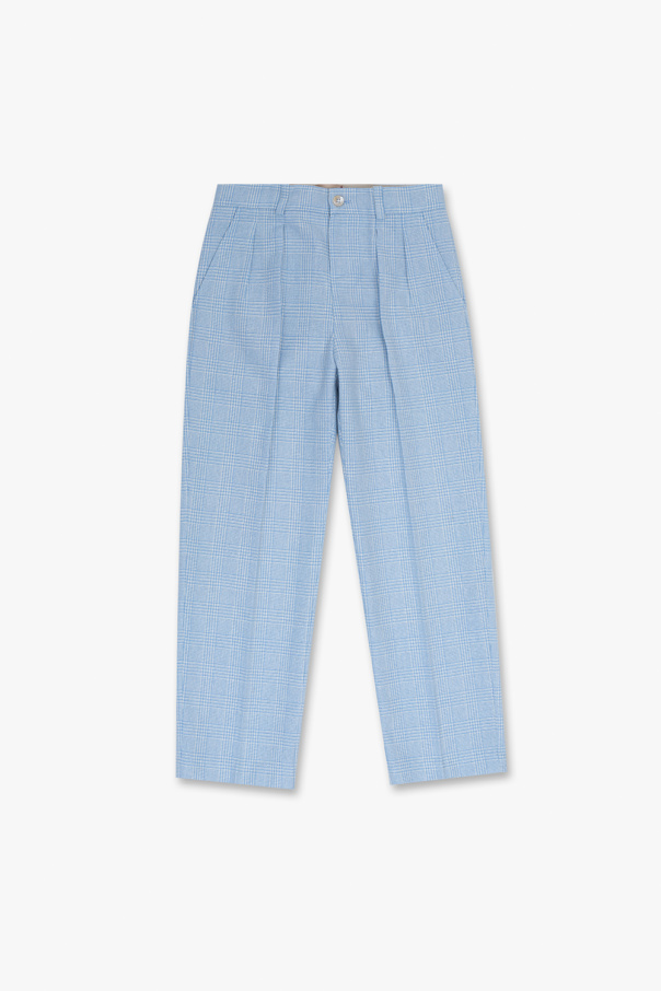 Gucci Kids Checked trousers