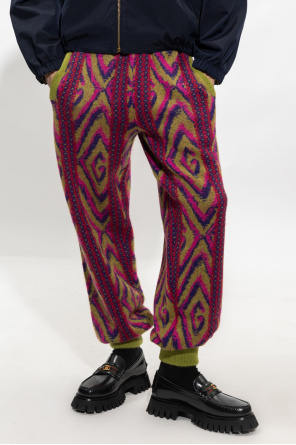 Gucci Patterned exemple trousers