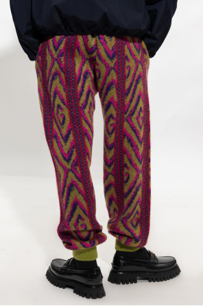 Gucci Patterned exemple trousers