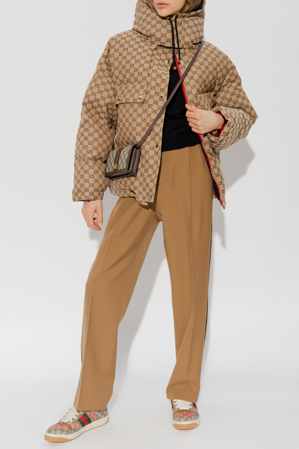 Gucci canvas Wełniane spodnie