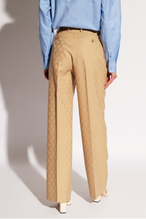 Gucci Wełniane spodnie w kant