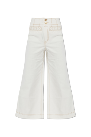 Pantalones con costuras en contraste