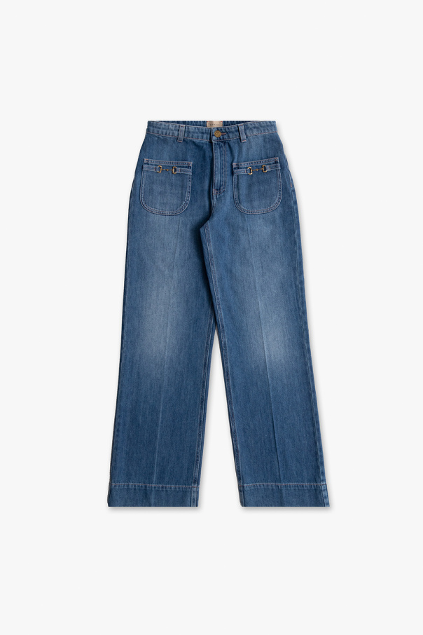 Gucci NADRUKIEM Kids Wide-legged jeans