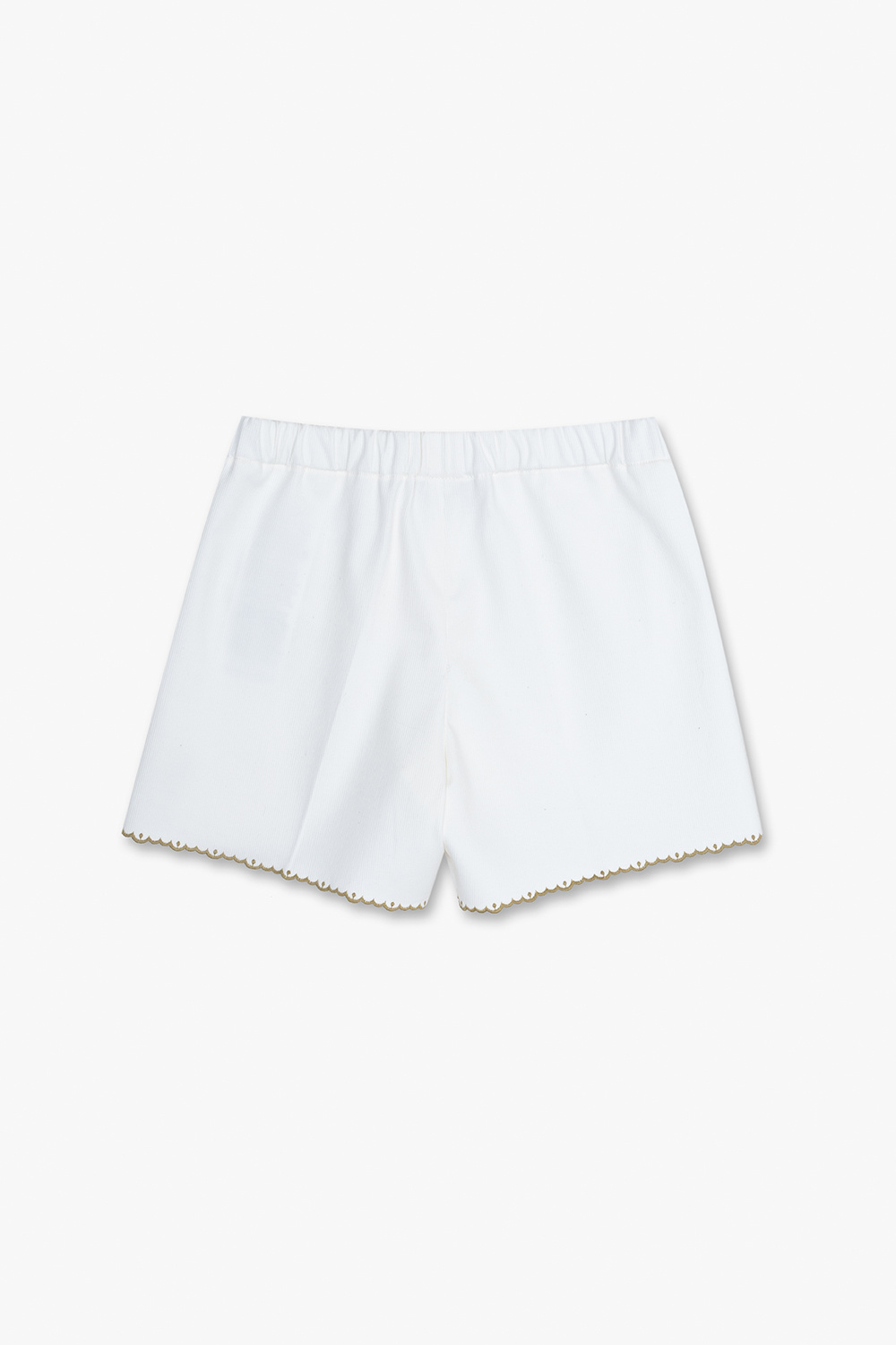 gucci coated-canvas Kids Ribbed shorts