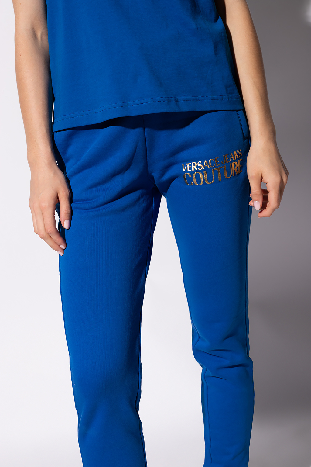 blue versace sweatpants