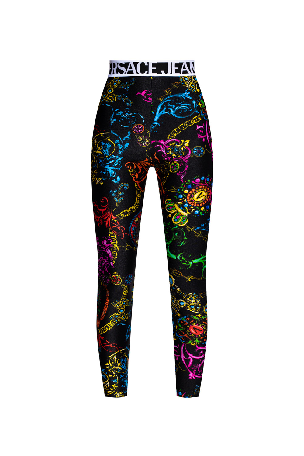 IetpShops Italy - printed leggings Versace Jeans Couture - Multicolour  Barocco - Y-3 slim-fit track pants