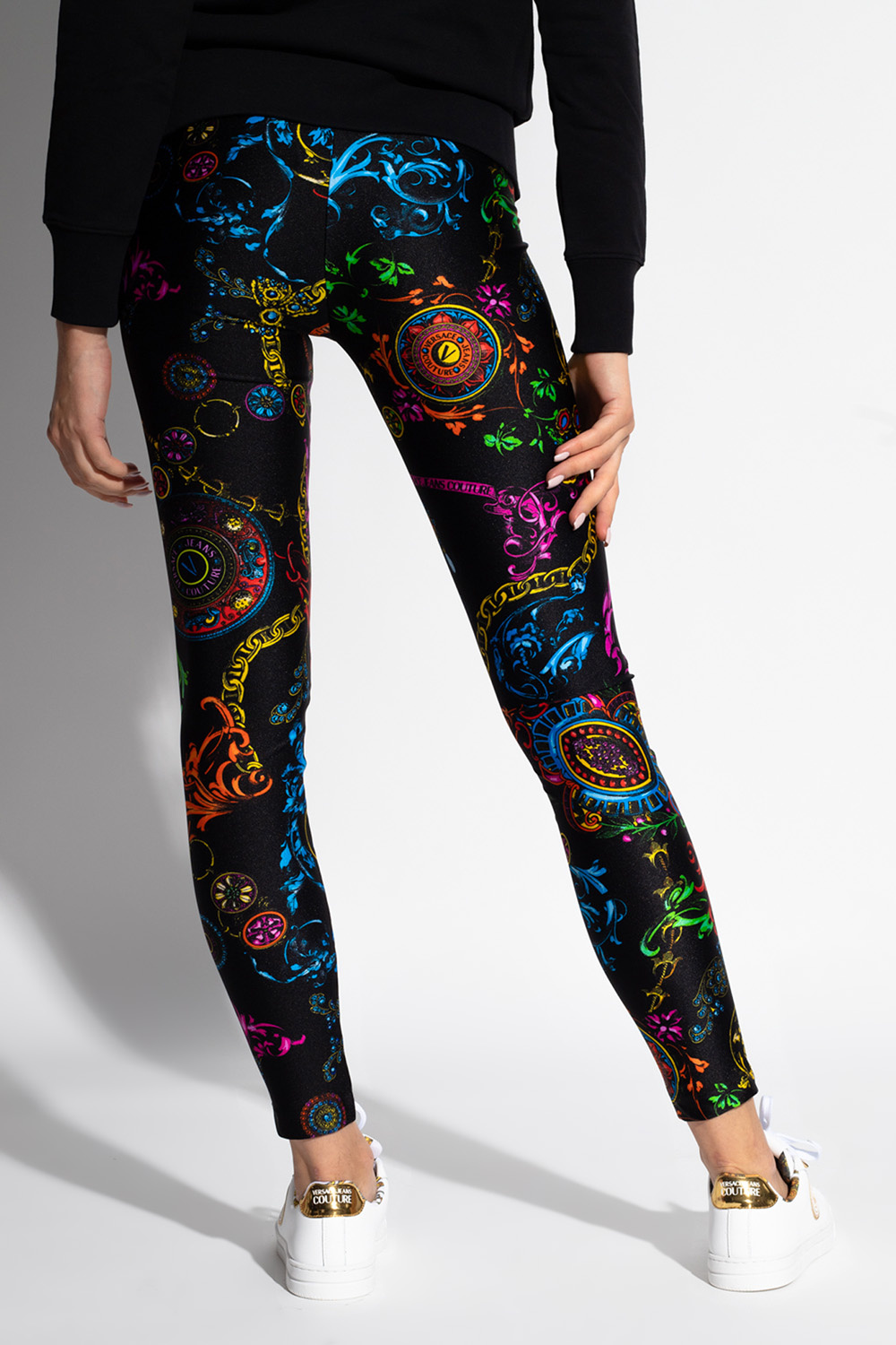 Versace Jeans Couture Barocco - Womens Lipsy Satin Dress - IetpShops, printed leggings