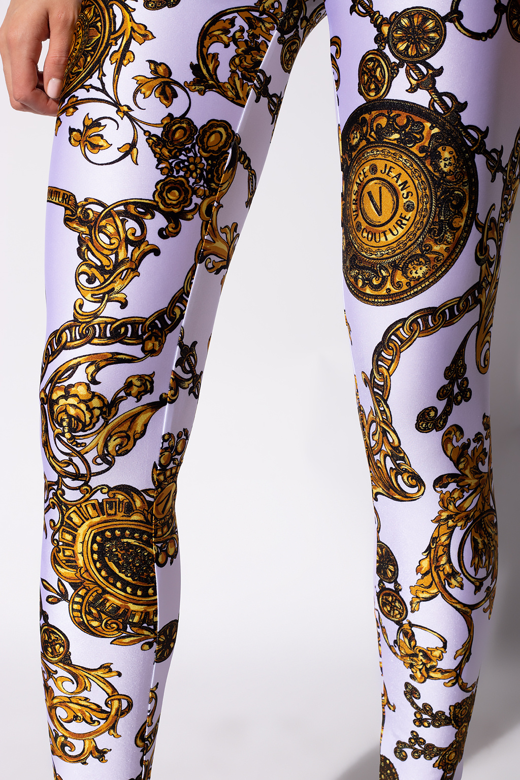 stil Gebakjes stapel Versace Jeans Couture Leggings with logo | Women's Clothing | Vitkac
