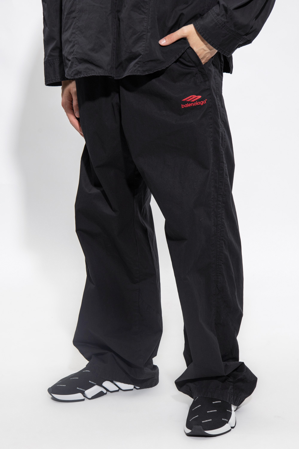 Balenciaga Mini trousers with logo