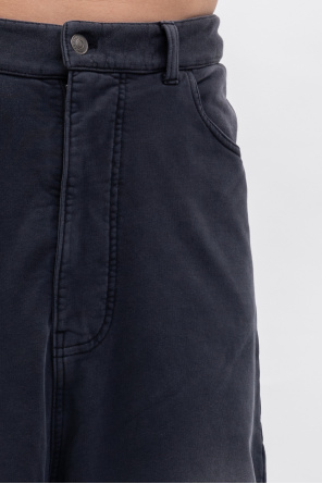 Balenciaga Spodnie typu ‘baggy’ z dołączoną taśmą klejącą