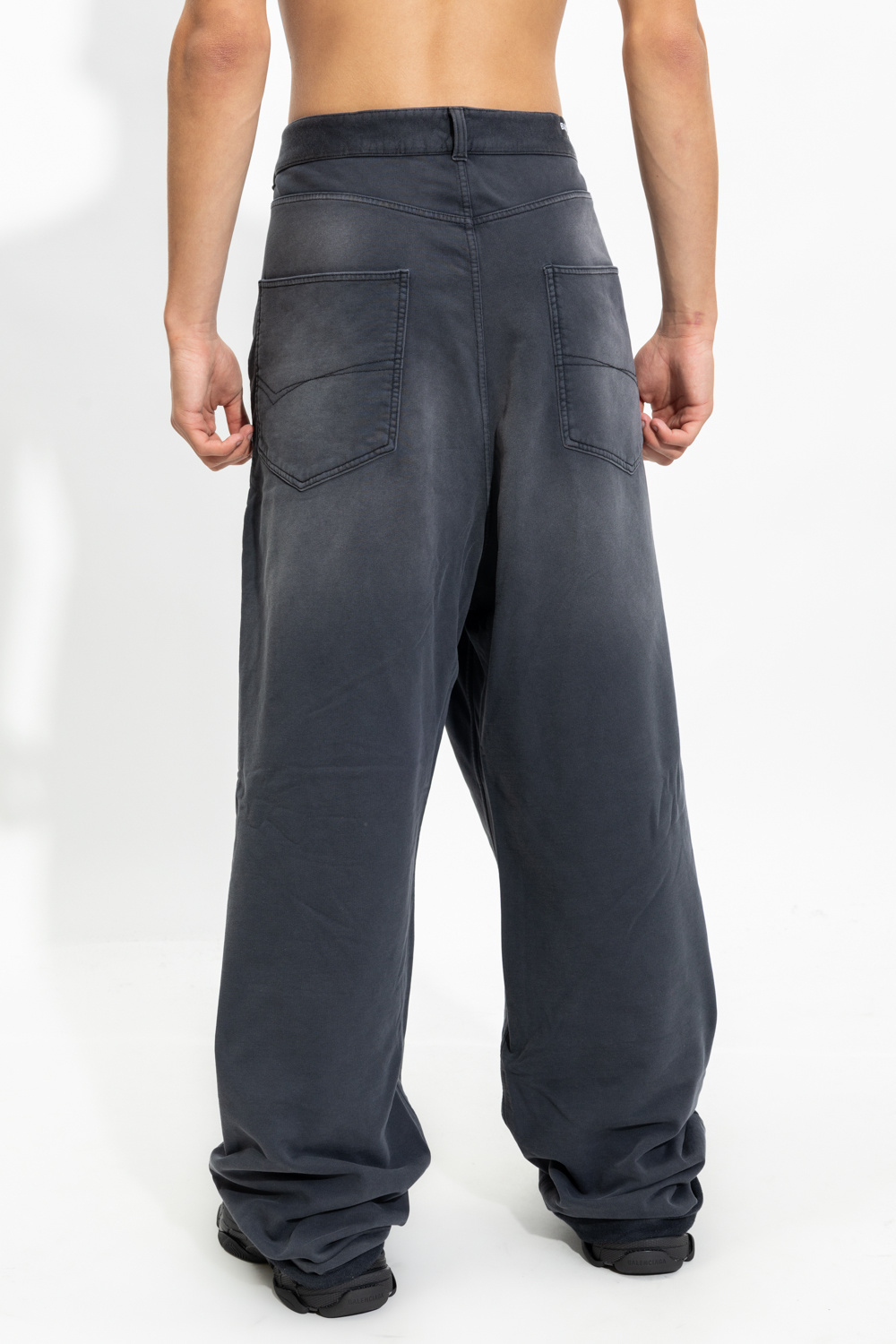 Balenciaga Baggy trousers with duct tape