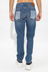 Alexander McQueen BLUE Jeans with vintage effect
