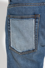 Alexander McQueen BLUE Jeans with vintage effect