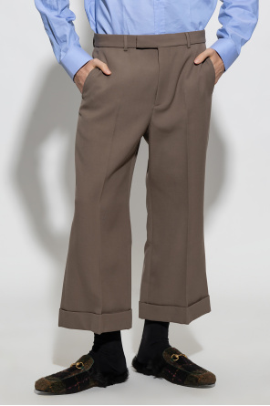Gucci Wool boxer trousers