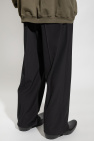 Balenciaga Wool pleat-front trousers