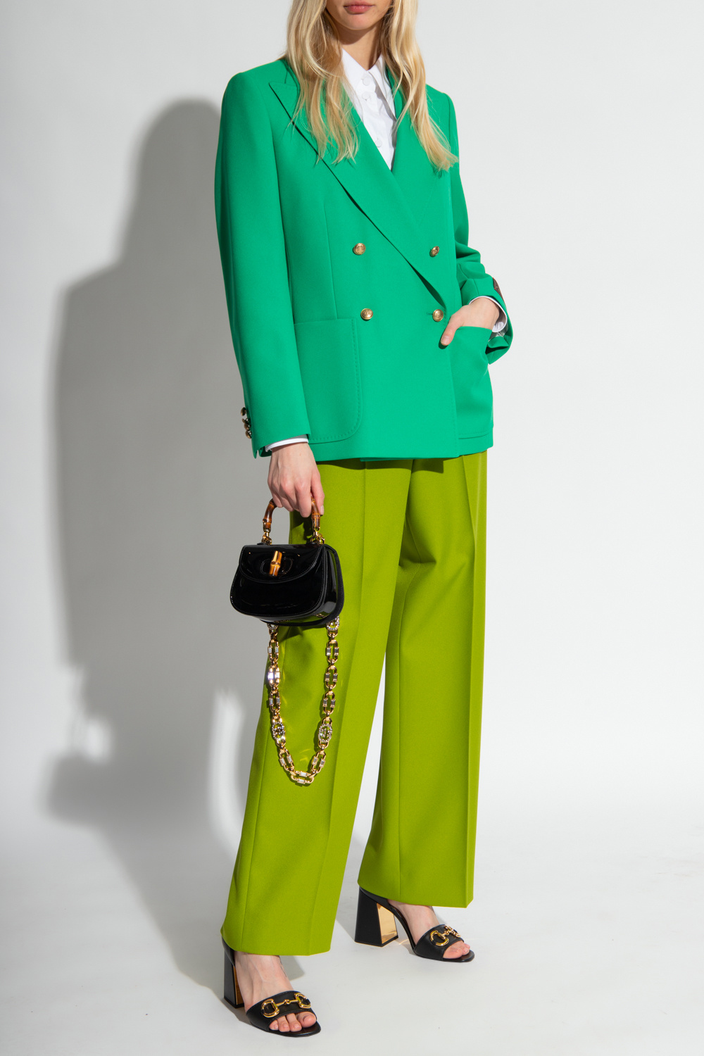 Gucci Pleat-front trousers