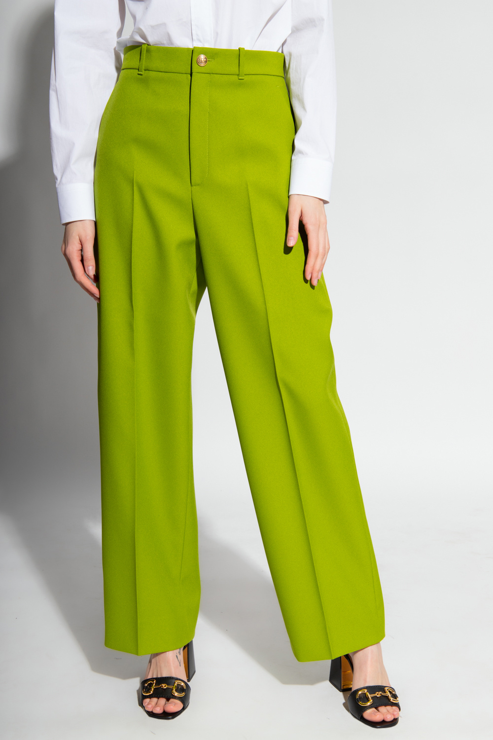 Gucci Pleat-front trousers