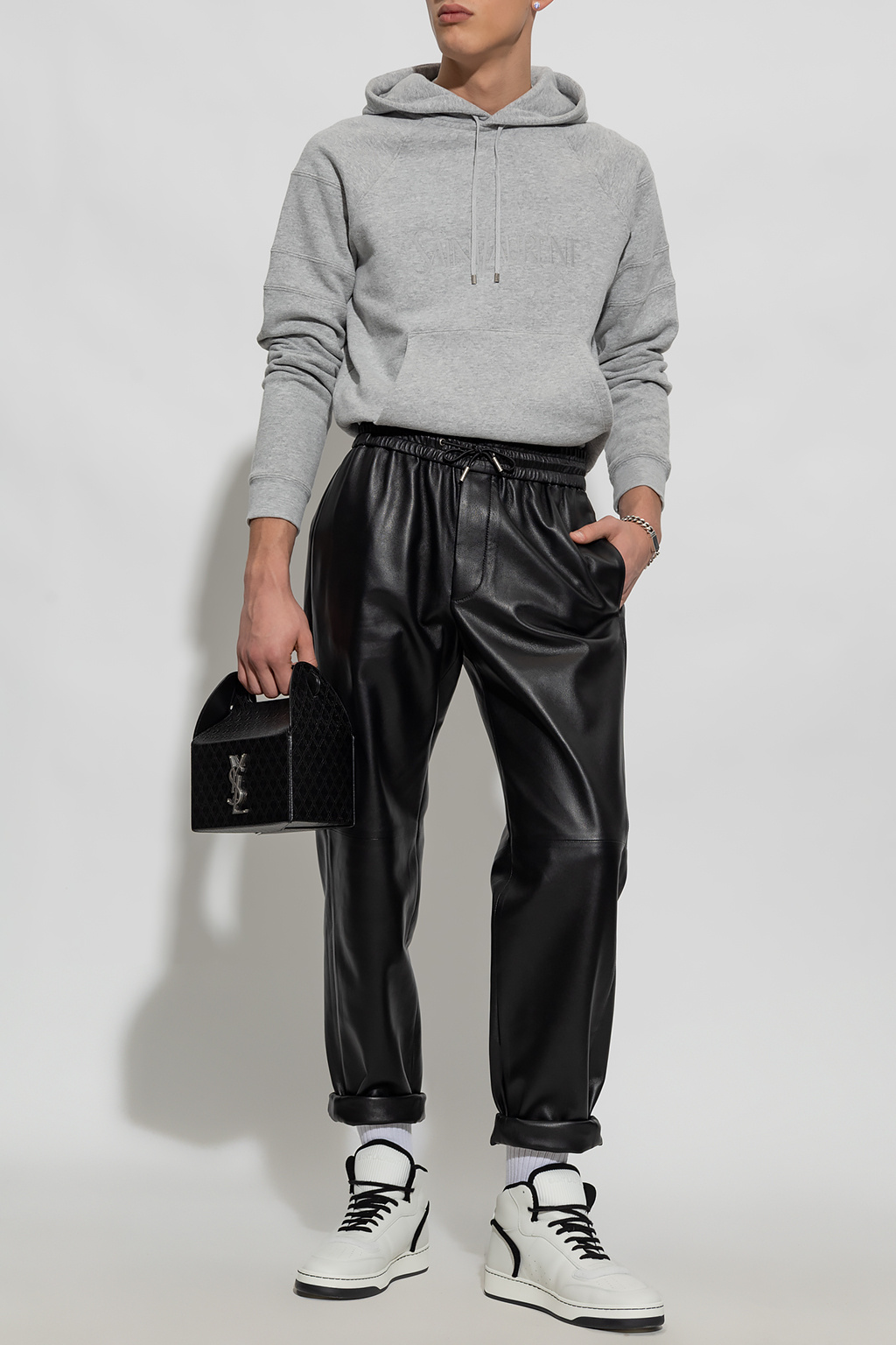 Saint Laurent Leather trousers