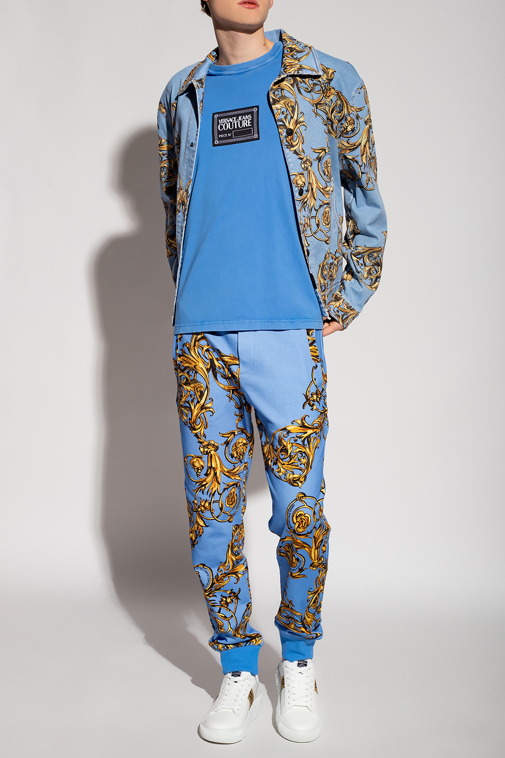 Versace Jeans Couture Barocco-printed sweatpants | Men's Clothing | Vitkac