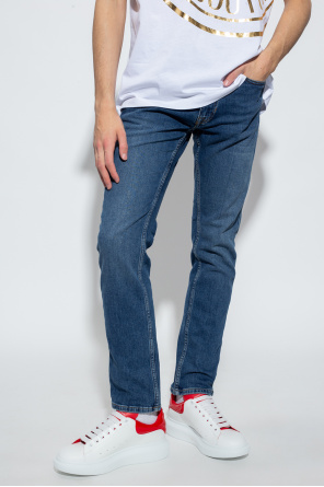 Curvy Ultra High-Rise Stretch Denim Skinny Jeans in Light Acid Wash Slim-fit jeans