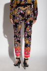 Versace Jeans Couture trousers cache with ‘Sun Flower Garland’ motif