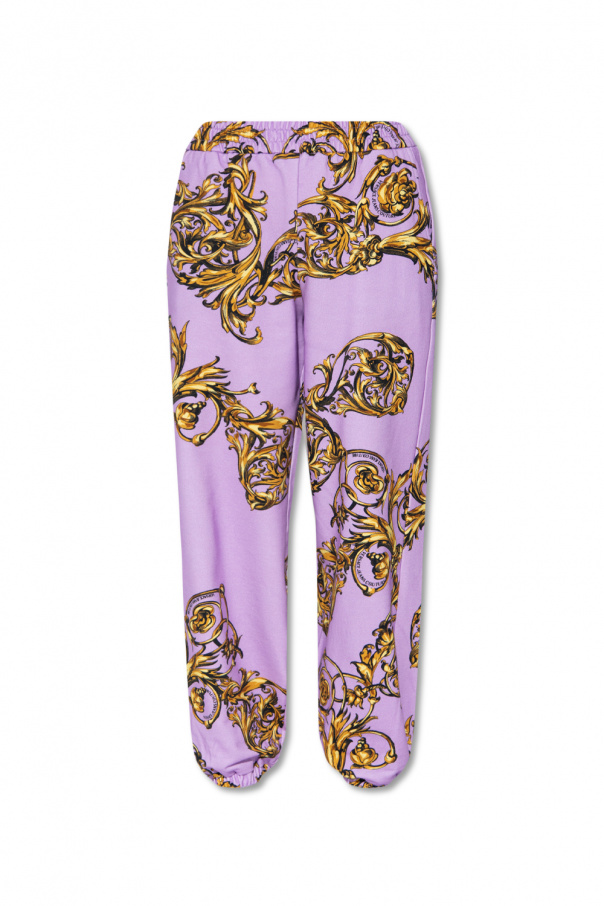 Versace Jeans Couture Sweatpants with ‘Garland’ pattern