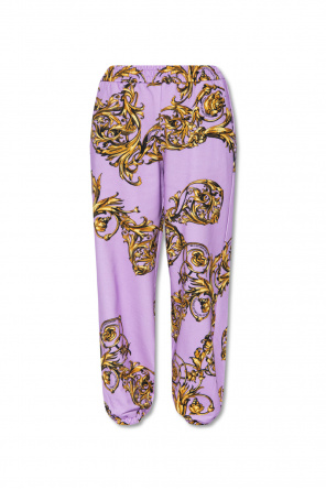 Sweatpants with ‘garland’ pattern od Versace Jeans Couture