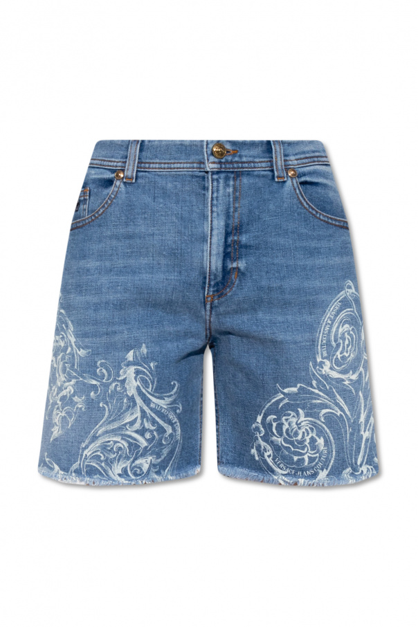 Superdry Blue Organic Cotton Core Chino Shorts Denim shorts