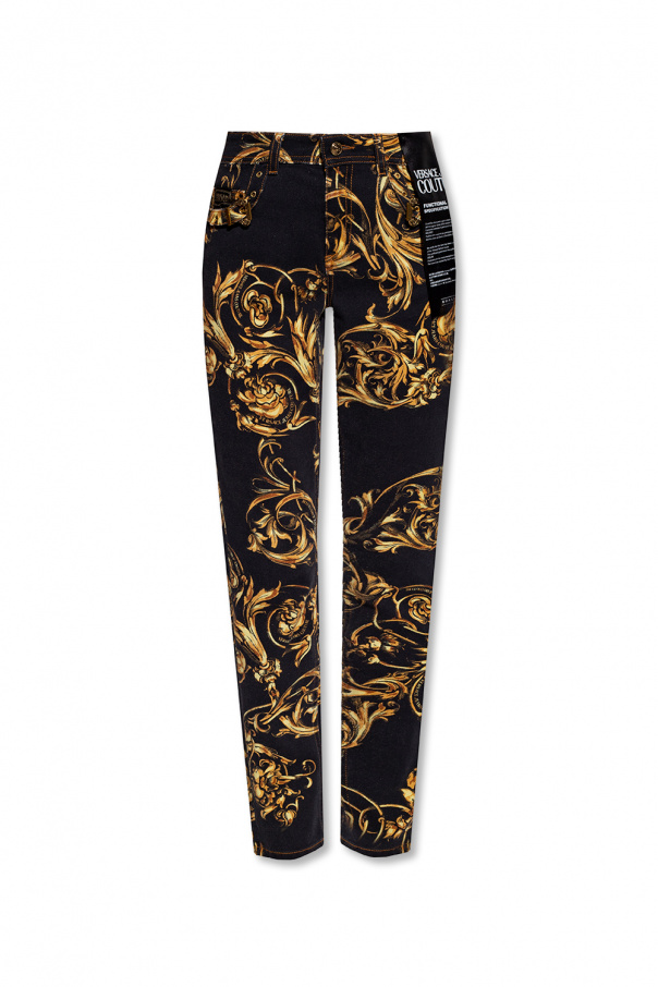 Versace Jeans Couture Barocco-printed jeans