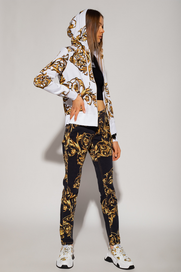 Versace Jeans Couture Barocco-printed jeans