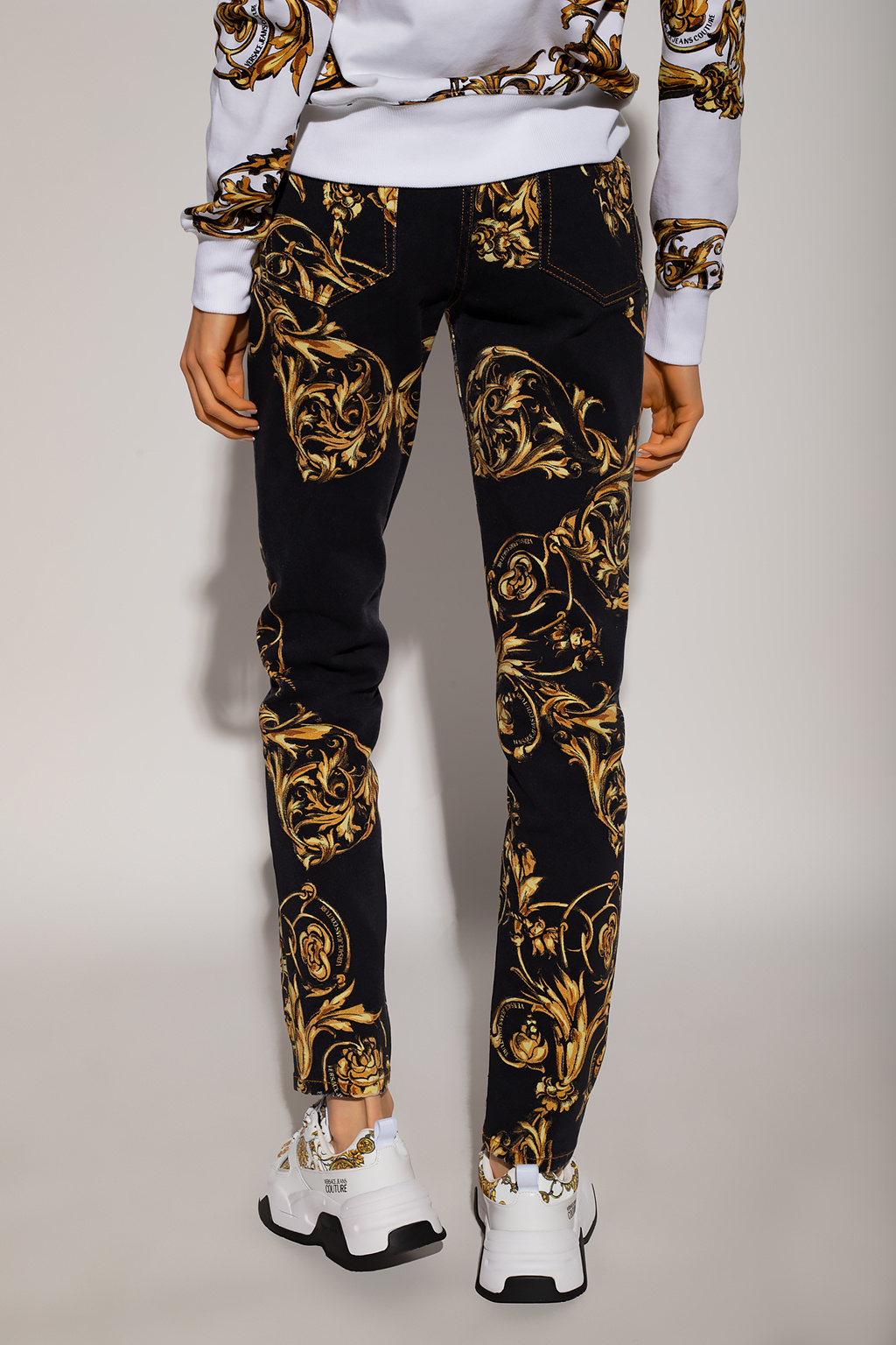 Versace Jeans Couture Barocco-printed jeans