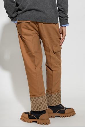Gucci Bawełniane spodnie
