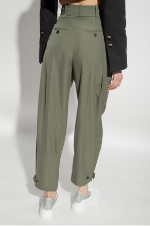 Alexander McQueen High-waisted trousers