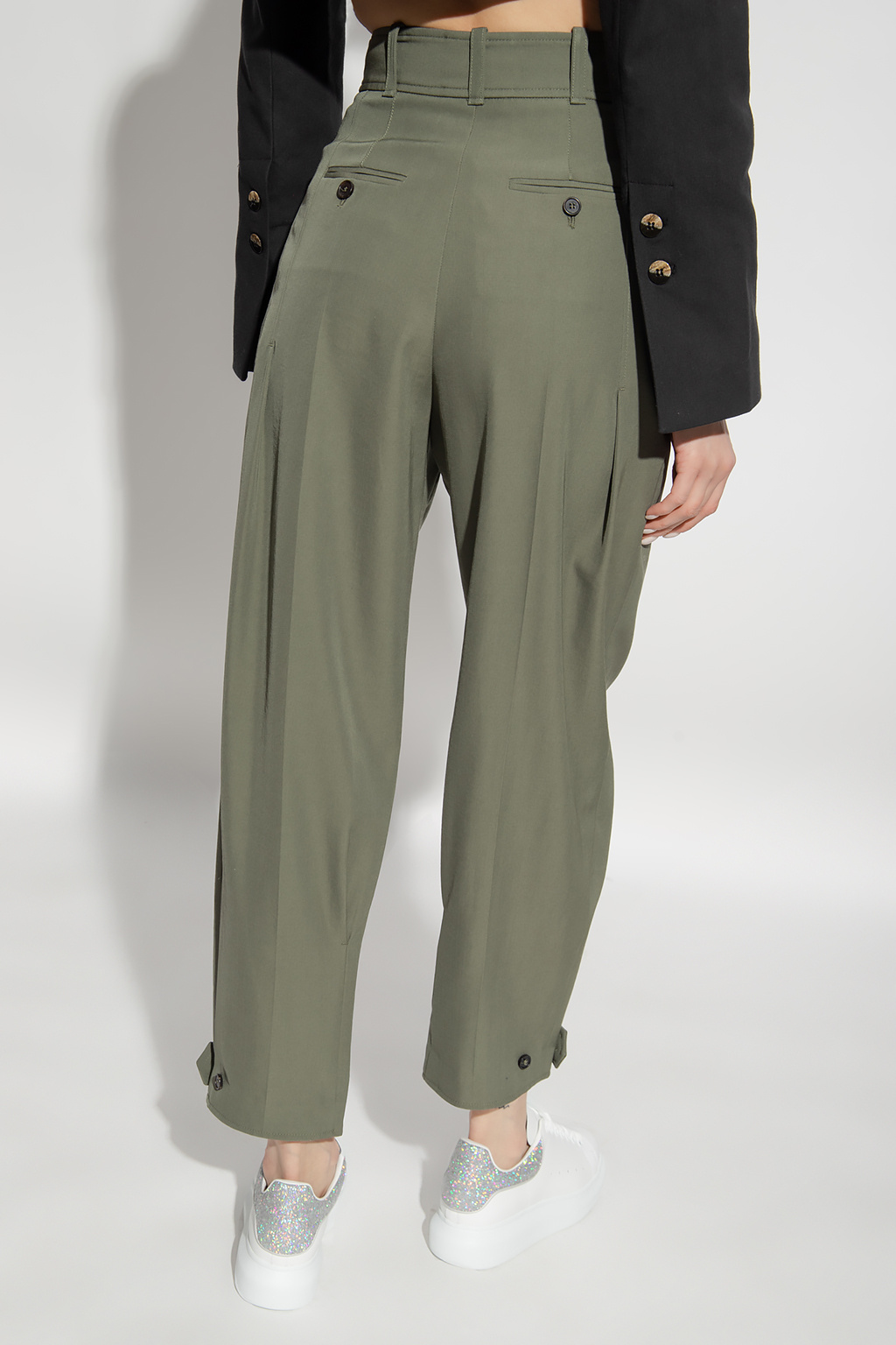 Alexander McQueen High-waisted trousers
