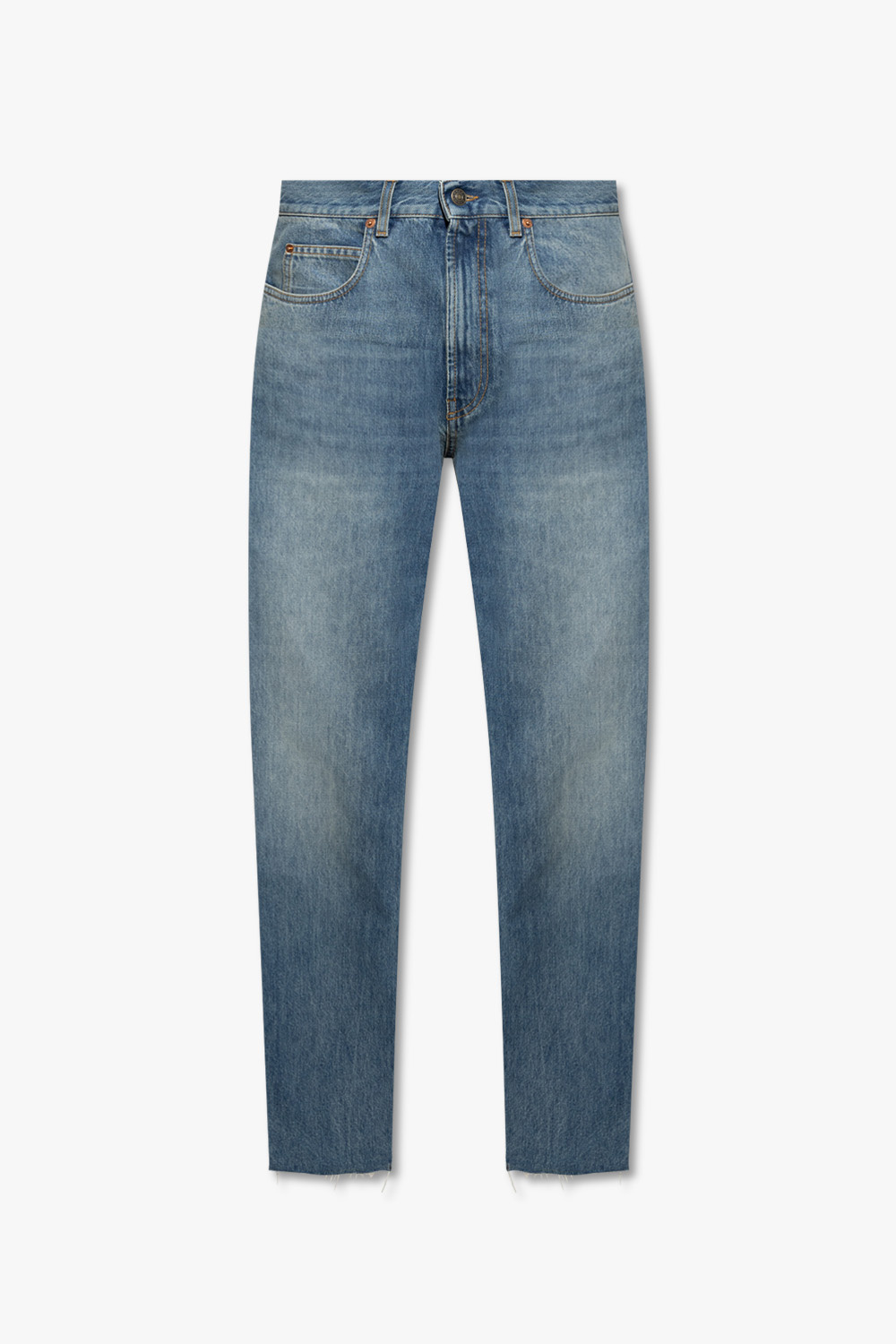 gucci monogram Straight leg jeans