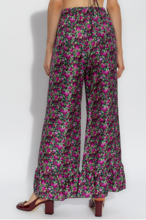 Gucci Floral print trousers