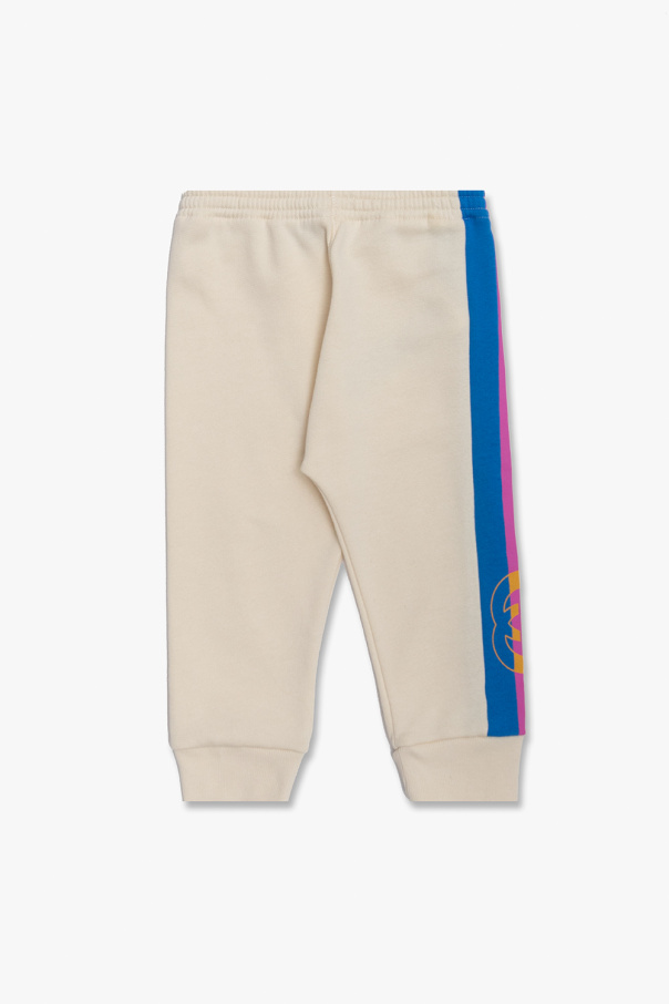 Gucci embellished Kids Sweatpants with logo