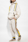 Gucci cream Sweatpants with side stripes