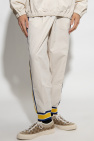 Gucci cream Sweatpants with side stripes