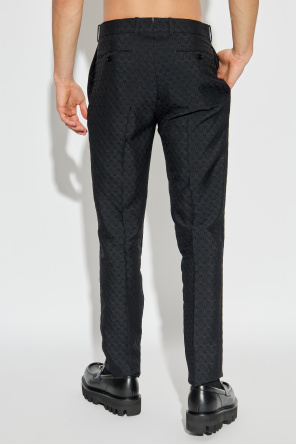 Alexander McQueen Spodnie z charakterystycznym motywem czaszki