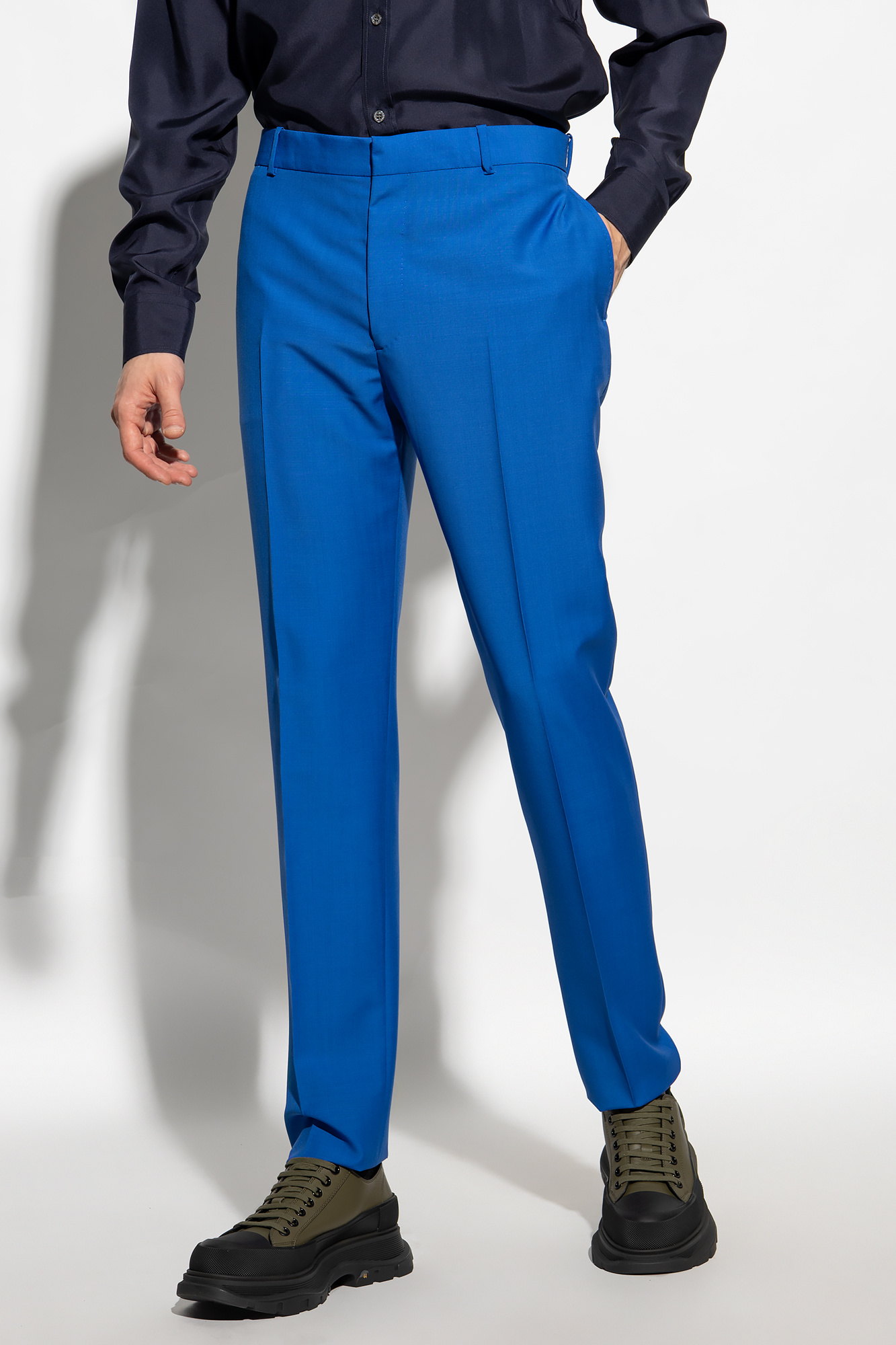 Alexander McQueen Pleat-front trousers