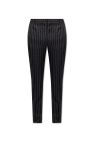 Alexander McQueen Wool pleat-front trousers